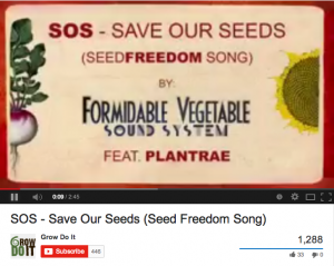 Formidable Vegetable Sound System - SOS-Save Our Seeds